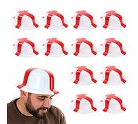 English Bowler Hat Fancy Dress Accessory - England Flag Hat for St George’s Day, Sporting Events, Football Matches, Parties & Patriotic Celebrations Costume - 12 Pack