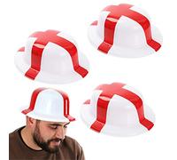 English Bowler Hat Fancy Dress Accessory - England Flag Hat for St George’s Day, Sporting Events, Football Matches, Parties & Patriotic Celebrations Costume - 3 Pack