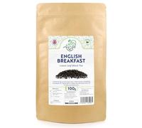 English Breakfast Loose Leaf Tea - Blend of Indian Assam & Darjeeling & Ceylon BOP1 - Black Tea Loose Leaves (English Breakfast, 100g)