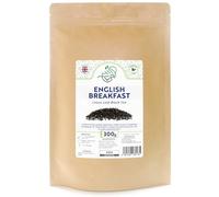 English Breakfast Loose Leaf Tea - Blend of Indian Assam & Darjeeling & Ceylon BOP1 - Black Tea Loose Leaves (300g, English Breakfast)