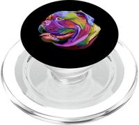 English British Bulldog Pop Art Portrait for Dog Owners PopSockets PopGrip for MagSafe