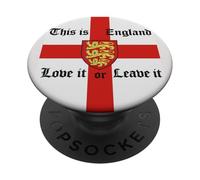 English British Patriot This is England Love it or Leave PopSockets Adhesive PopGrip