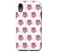 English Bulldog Breast Cancer Ribbon Dog Awareness Month Case for iPhone XR