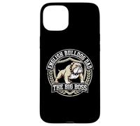 English Bulldog Dad the Big Boss Dog Lover Pet Parent Case for iPhone 15 Plus