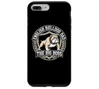English Bulldog Dad the Big Boss Dog Lover Pet Parent Case for iPhone 7 Plus/8 Plus