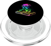 English Bulldog DJ Music Party Dog Lover PopSockets PopGrip for MagSafe