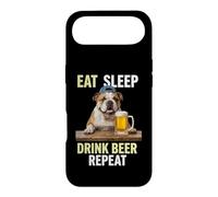 English Bulldog Drinking Beer Dog Dad Craft Brew Buddy Case for iPhone Air