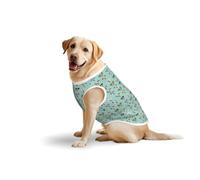 English Bulldog Facesprint Medium Large Pets Vest Breathable Summer Lightweight Sleeveless Tank Top T-Shirt