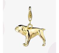 English Bulldog Gold Charm