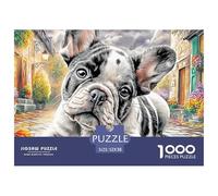 English Bulldog Masterful 1000-Piece Jigsaw Puzzles for Adults A Complete Set of Challenging Educational Puzzle Game Pieces - An Intellectually Stimulating Gift for Adult And Teenage Enthusiast