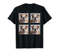 English Bulldog Puppy Face Pet Portrait Bulldogs T-Shirt
