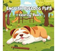 English Bulldog Pups coloring book