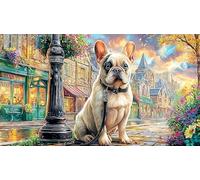 English-Bulldog Puzzle Game 1000 Pieces Educational Game Challenge Recycled Paper Challenging Puzzles for Relaxation, Creativity & Gift Giving 38x52/1000pcs