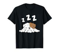 English Bulldog Sleeping Bulldog Pajama Funny Bulldog T-Shirt