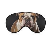 English Bulldog Sleeping Mask, Light Blocking Eye Mask, Comfortable and Soft, Eye Cover with Elastic Band, Suitable for Men and Women, Suitable for Travel/Sleeping