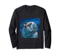 English Bulldog Space Long Sleeve T-Shirt