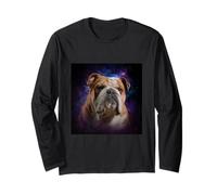 English Bulldog Space Long Sleeve T-Shirt