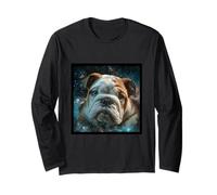 English Bulldog Space Long Sleeve T-Shirt