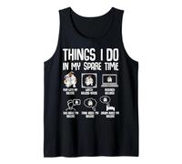 English Bulldog Things I Do In My Spare Time Dog Women Tank Top