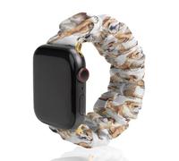 English Bulldog Watercolor Funny Stretch Bands Compatible with IWatch Replacement Smart Watch Strap