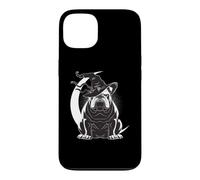 English Bulldog Witch Hat Crescent Moon Protection Symbol Case for iPhone 13