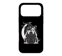 English Bulldog Witch Hat Crescent Moon Protection Symbol Case for iPhone 17 Pro Max