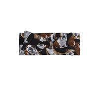 English Bulldogs Baby Elastic Bow Hairband For Baby Welcome Party Family Photography New Parents Gift