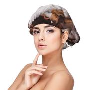 English BullDogs Muzzle Pets Sleeping Dogs,Adult's Satin Sleeping Cap - Women's Elastic Sleep Bonnet, Adjustable Overnight Hair Cover