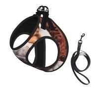 English Bulldogs Muzzle Pets Sleeping Dogs,Pet Harness,Adjustable Reflective Dog Harness,Pet Leash Vest,L