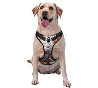 English Bulldogs Muzzle Pets Sleeping Dogs,Pet Harness,Adjustable Reflective Dog Harness,Pet Leash Vest,M