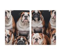 English Bulldogs Passport Holder Personalized Passport Wallet for Women Men Travel Document Organizer Holder