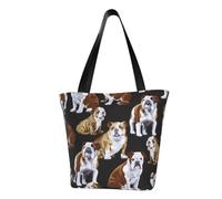 English Bulldogs Women'S Shoulder Bag â€“ Versatile Messenger Satchel With Zipper Closure â€“ Perfect For Casual, Formal & Travel - The Ultimate Spacious Handbag Gift