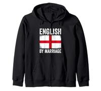 English by Marriage England Zip Hoodie