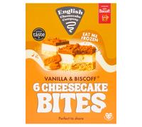English Cheesecake Company Vanilla & Biscoff Cheesecake Bites 6 x 35g (210g)