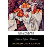 English church reform, 1815-1840