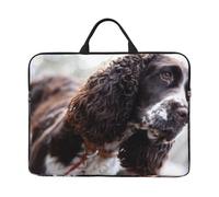 English Cocker Spaniel Brownish White Curly Dogs, 14 Inch Laptop Sleeve, Notebook Bag Laptop Case Sleeve Briefcase with Handle