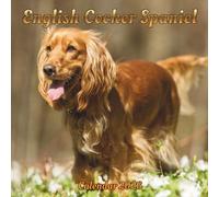 English Cocker Spaniel Calendar 2026: 12 month Organizer Jan 2026 to Dec 2026