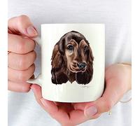 English Cocker Spaniel Dog Art Coffee Mug Ceramic Tea Cup Durable Drinking Cup Novelty Gift for Sister Birthdays Christmas 330Ml