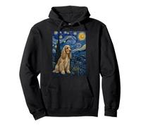 English Cocker Spaniel Dog Van Gogh Starry Night Pullover Hoodie