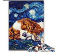 English Cocker Spaniel Night Sky 2000 Pieces Jigsaw Puzzle For Adults Teens, Suitable for Ages 14 And Up Wall Decoration Christmas Birthday Gift (70x100cm)