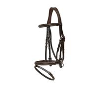 English-combined riding halter with snap cheeks Dy'on Flash