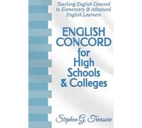ENGLISH CONCORD for High Schools & Colleges: Teaching English Concord to Elementary & Advanced English Learners (ENGLISH GRAMMAR SERIES)