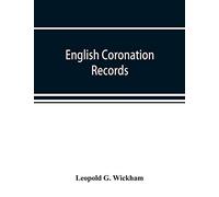 English coronation records
