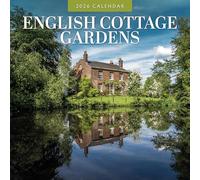 English Cottage Gardens - 2026 Square Wall Calendar - by Red Robin Publishing