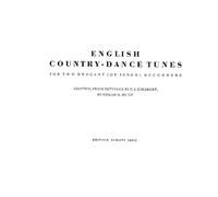 English Country Dance Tunes: from "The English Dancing Master". 2 recorders (SS/TT). Partition d'exécution.