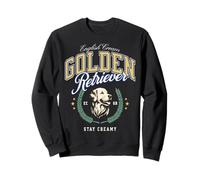 English Cream Golden Retriever ECGR Vintage Preppy Varsity Sweatshirt