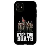 English Crusaders Stop The Boats Case for iPhone 11