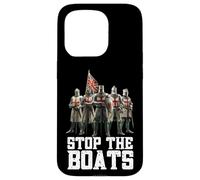 English Crusaders Stop The Boats Case for iPhone 15 Pro