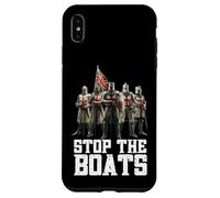 English Crusaders Stop The Boats Case for iPhone XS Max