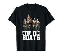 English Crusaders Stop The Boats T-Shirt